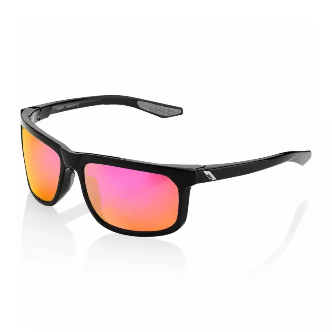100% HAKAN Sunglasses – Polished Black