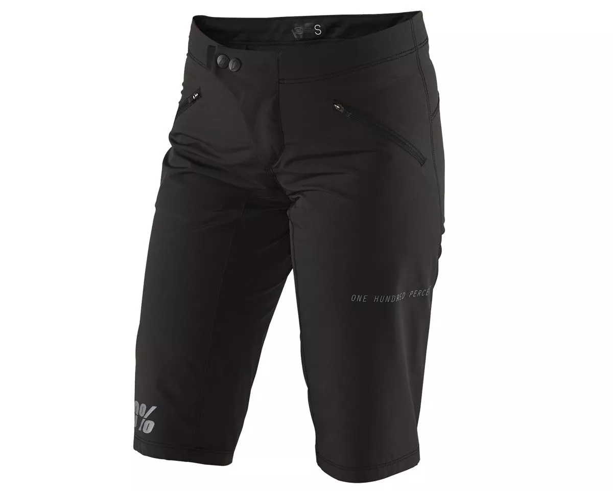 100% Ridecamp Women's Shorts (Black) (XL)