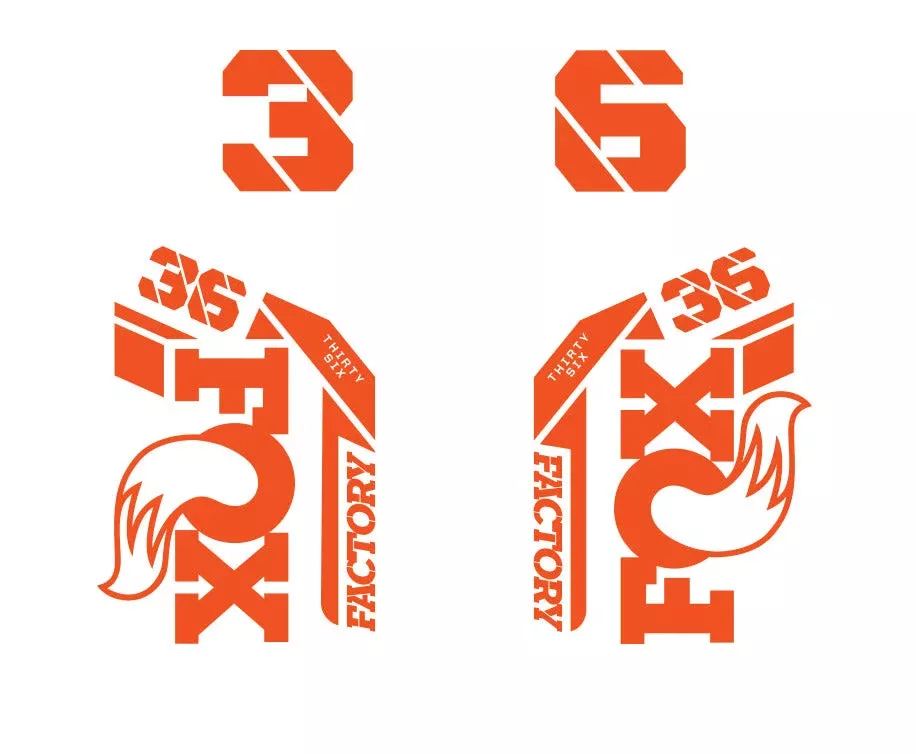 36 Factory Die Cut Decal Kit – Gloss Finish