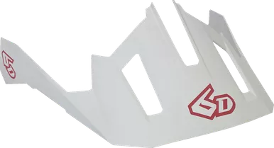 6D Helmets Atb-2T Visor - Ascent - White - Xs/S 77-0124