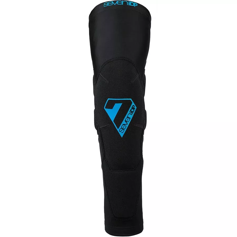 7iDP Transition Long Knee/Shin Guard Black XL Pair