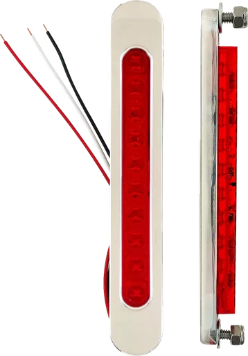 Accutronix Bag Light - Red Lens - Chrome Bl01-Oc
