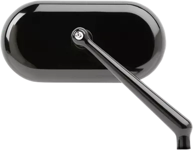 Arlen Ness Mirror - Side View - Oval - Black - Right 13-172