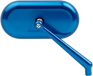 Arlen Ness Mirror - Side View - Oval - Blue - Right 13-177