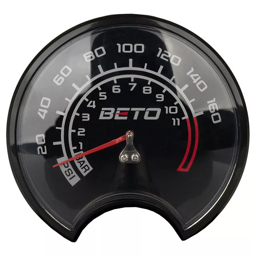 Beto 11/160 TFP Floor Pump Dual Valve Head 160psi Black