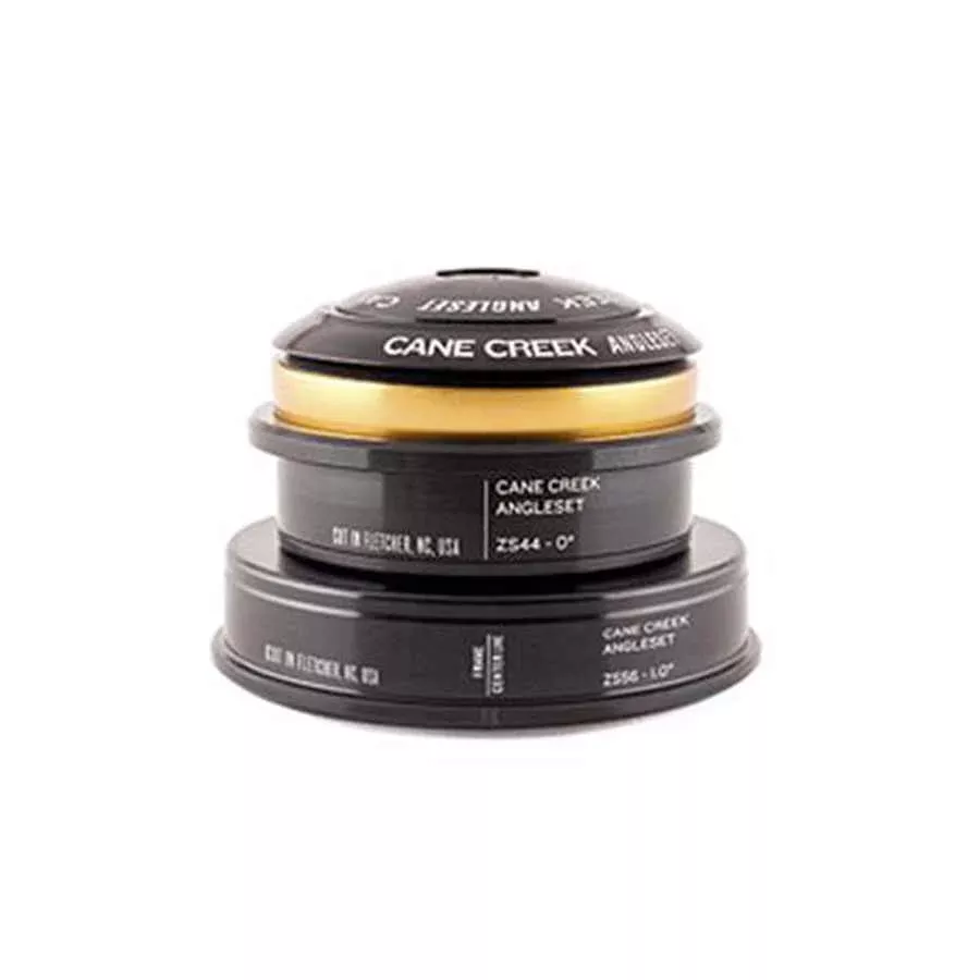 Cane Creek AngleSet Headset Complete ZS44/28.6/H13 | EC56/40/H15 Black