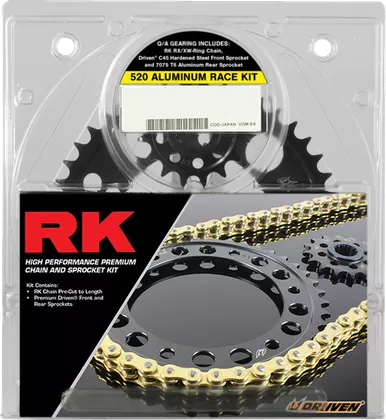 Chain And Sprocket Kit - 520 Aluminum Race - Gold - Honda Cbr 1000 1102-088Dgx