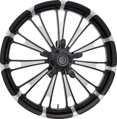 Coastal Moto Wheel - Fuel - Front - Dual Disc/With Abs - Black Cut - 21X3.25 - Fl Ful-213-Bc-Abst