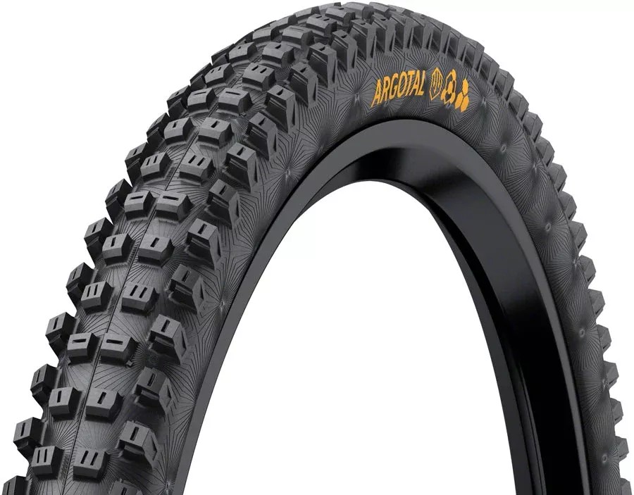 Continental Argotal Tire - 27.5 x 2.40 Tubeless Folding BLK SuperSoft Enduro Casing E25