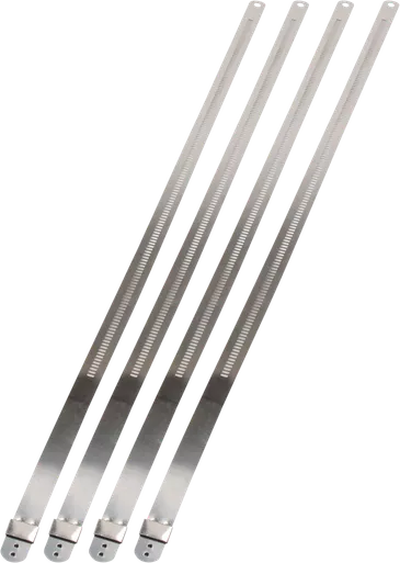 Dei Positive Locking Ties - 1/2" X 14" - Stainless Steel 010212
