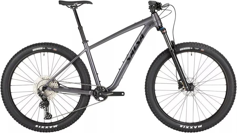 DEMO Salsa Rangefinder Deore 11 27.5+ Bike - 27.5", Aluminum, Dark Gray, Small, GRADE B
