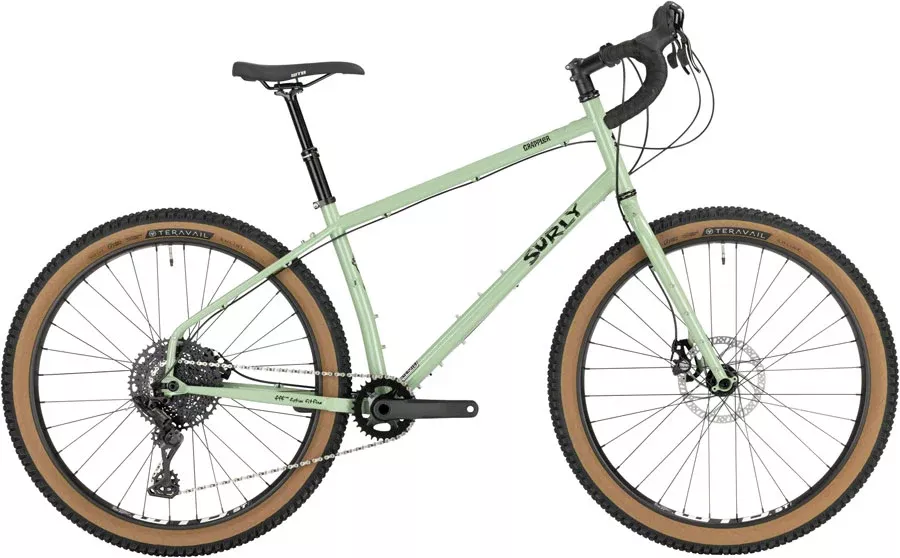 DEMO Surly Grappler Gravel Bike - 27.5, Steel, Sage Green, Large, GRADE B