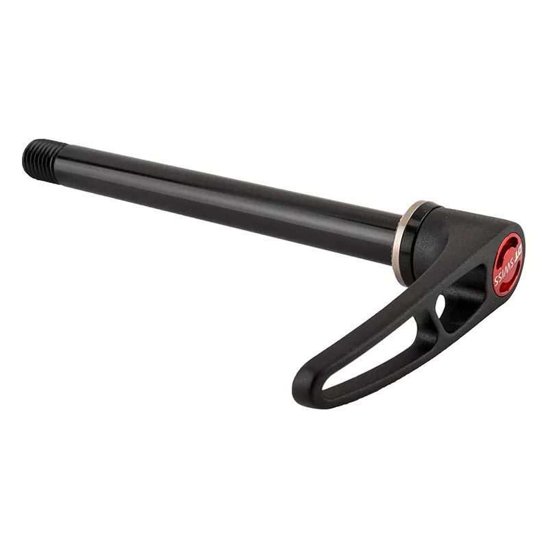 DT Swiss RWS MTB Front Thru Axle - 12 x 100mm Overall Length 121mm M12 x 1.5mm Thread Pitch Flat Washer Plug-in Lever