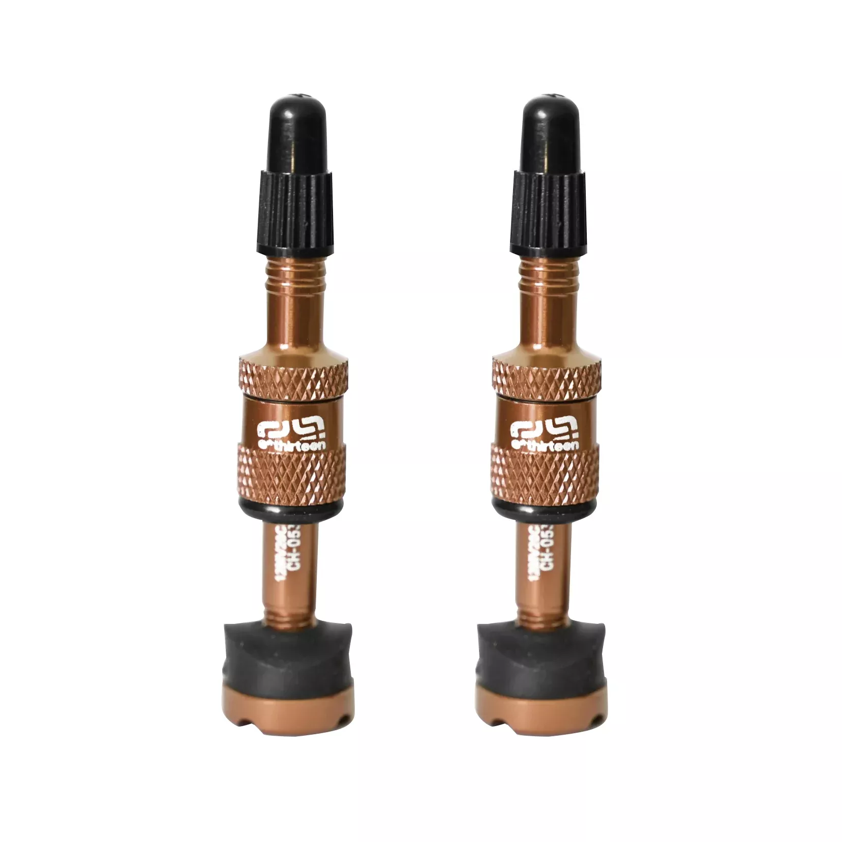 E*thirteen Quick Fill Tire Plasma Valves(23-30mm Rim) Pair - Brz
