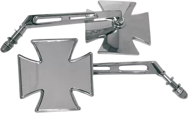 Emgo Mirror - Side View - Maltese Cross - Split Stem - Left - Screw-In - Each 20-34862A