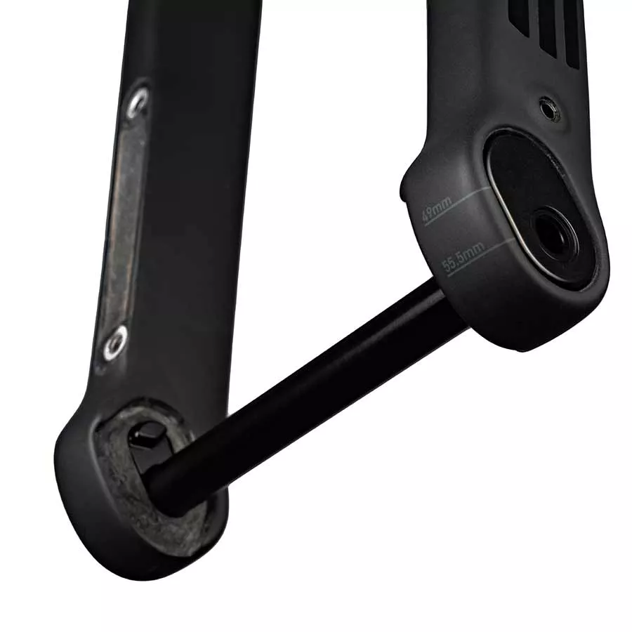 ENVE Composites Adventure Fork - 1.5” Tapered Flat-Mount Disc Carbon 12 x 100mm Axle49/55 Rake BLK