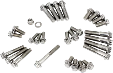 Feuling Oil Pump Corp. Fastener Kit - Chassis - 12-Point/Dress-Up - M8 Softail 3029