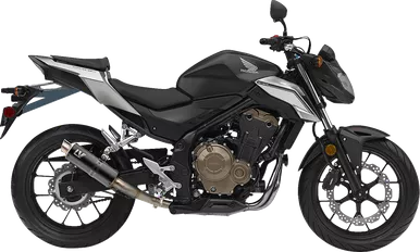 Gp Corsa Slip-On Muffler - Black Edition - Cb/Cbr 500 3384Bu