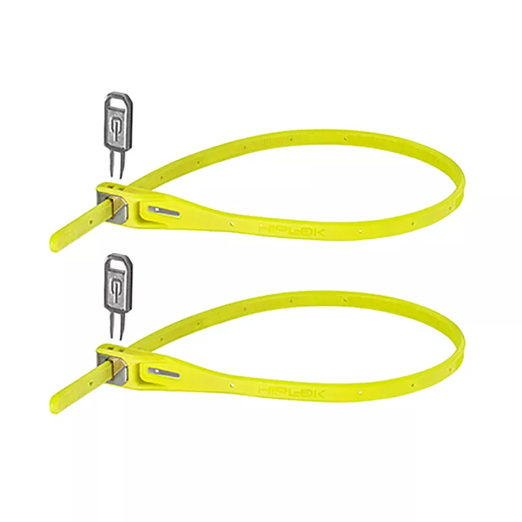 Hiplok Z Lok Twin Count Zip Key Lock Lime