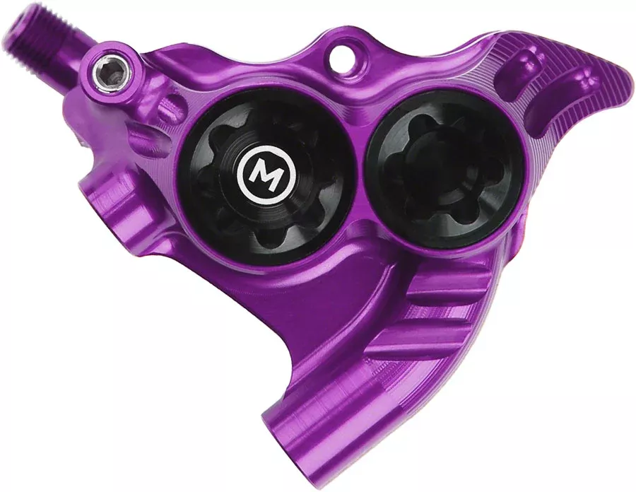 Hope RX4+ Disc Brake Caliper - Rear Flat Mount Direct +20mm Mineral Oil Purple