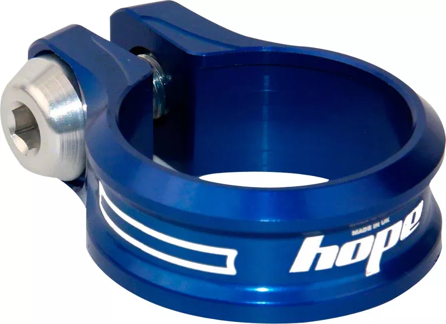 Hope Seatpost Clamp - 31.8mm Bolt-On Blue