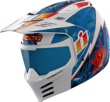 Icon Elsinore Helmet - Kaonohi - Blue - Large