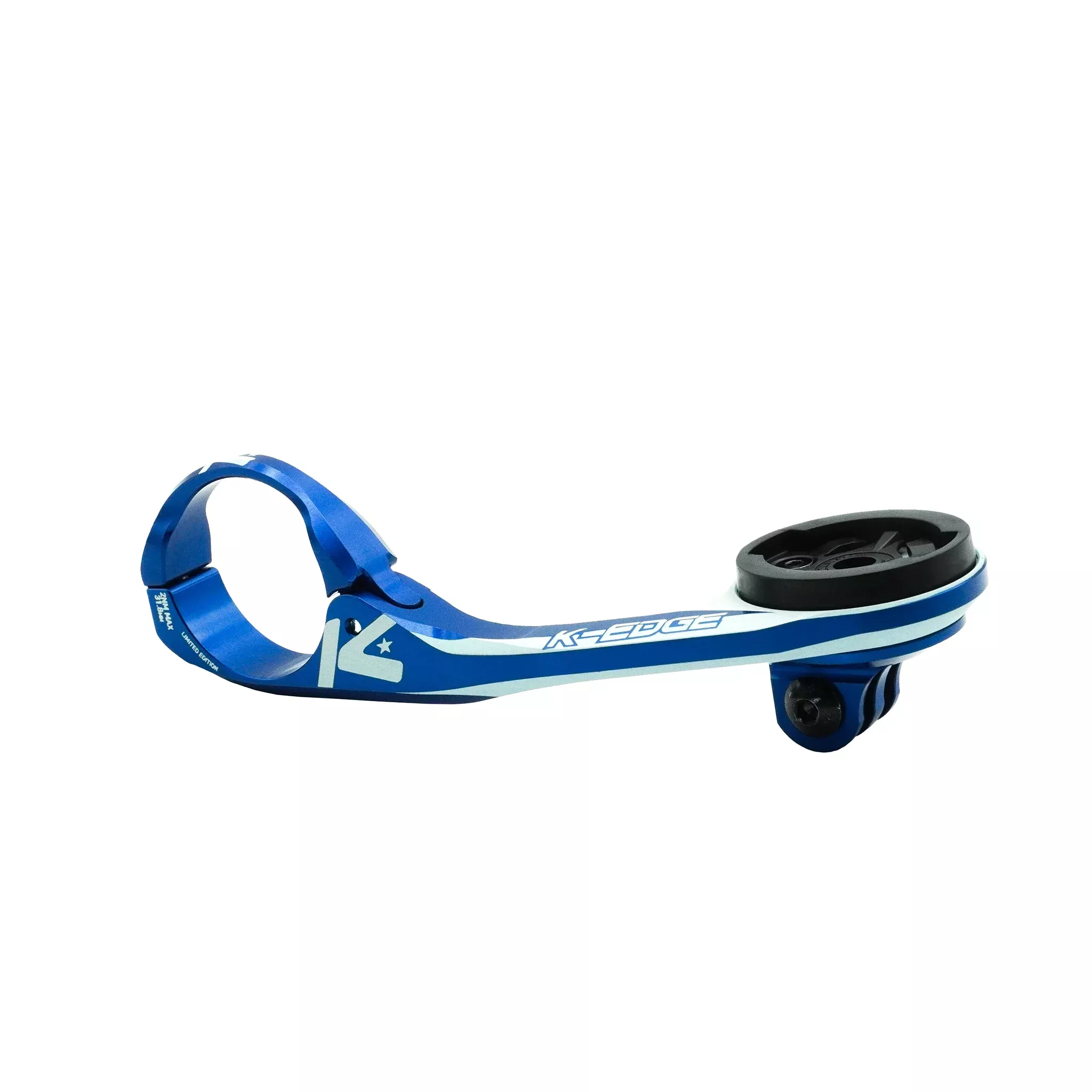 K-Edge Max XL Combo Limited Edition Computer Mount - Garmin/Wahoo Blue