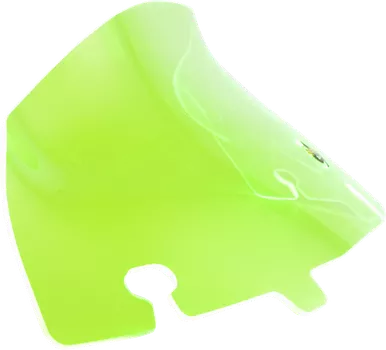 Klock Werks Kolor Flare Windshield - 4" - Green Ice - Flh Kww-01-0651