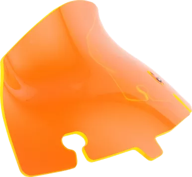Klock Werks Kolor Flare Windshield - 4" - Orange Ice - Flh Kww-01-0648