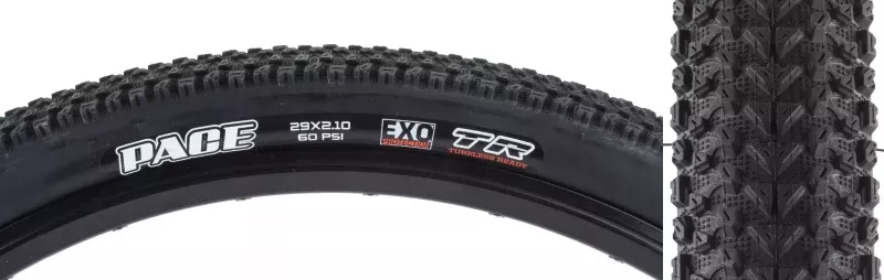 Maxxis Pace Tire 29 x 2.10 Tubeless Folding Black Dual EXO