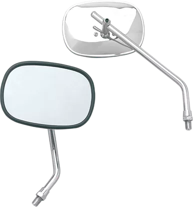 Mirror - Stamped - Plain - Side View - Rectangle - M10 X 1.25 - Chrome - Left/Right 20-34900