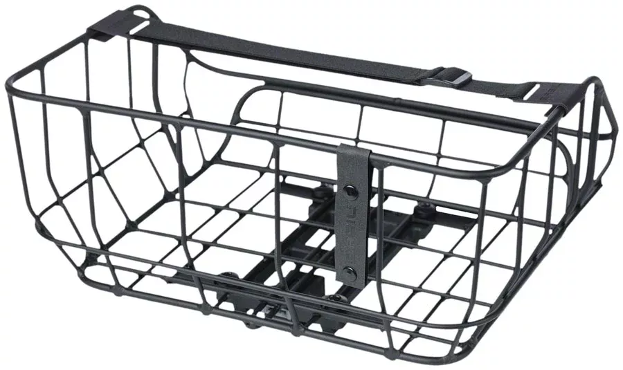 NEW Basil Portland Rear Basket - MIK Mount, Aluminum, Black