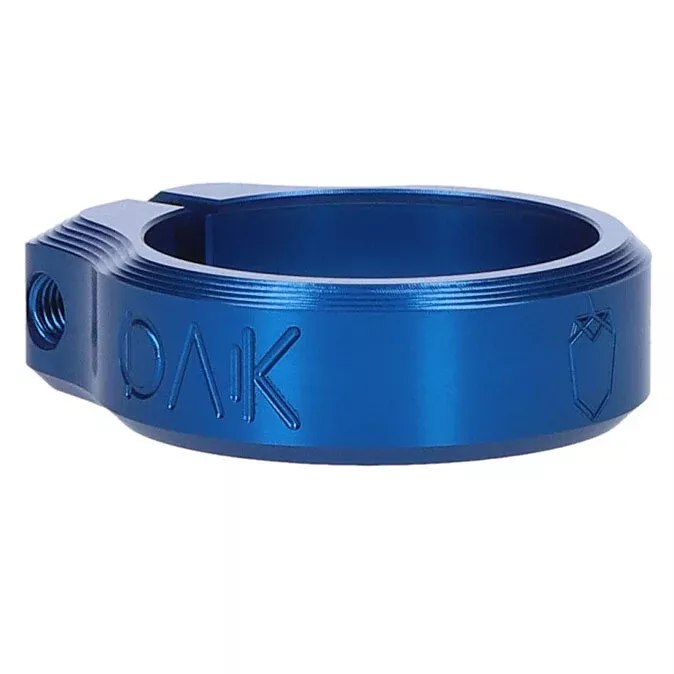 OAK Components Orbit Seatpost Clamp 34.9mm Blue