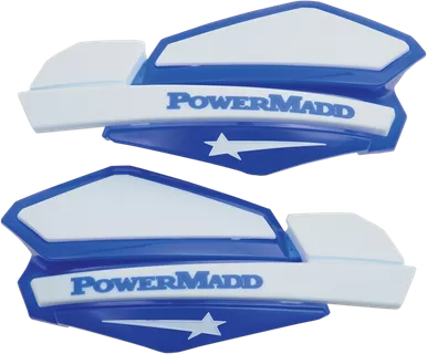 Powermadd Handguards - Blue/White 34221