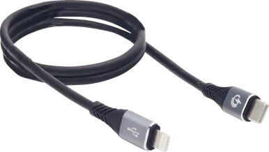 Ridepower Male Usb-C To Male Lightning Cable - Phone - Charger - 24" - Black Rpusbclht24