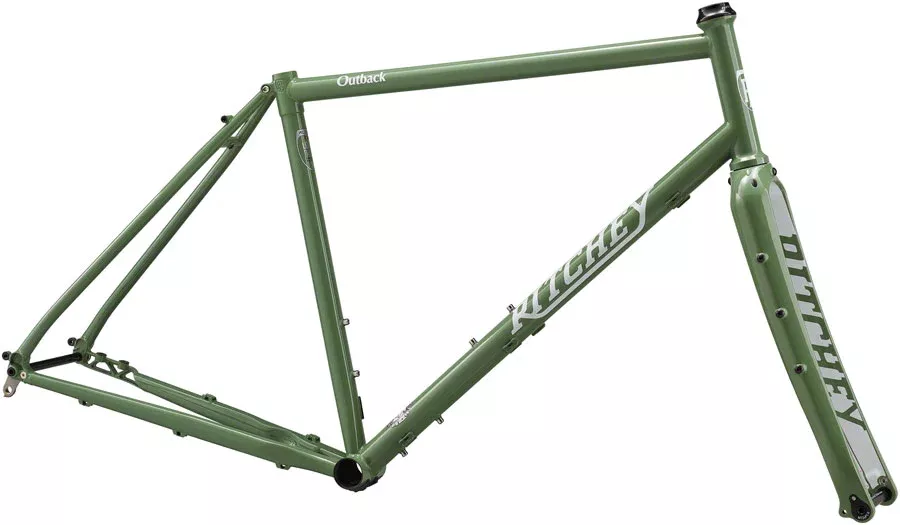 Ritchey Outback Frameset - 700c/650b Steel Winter Sage Large