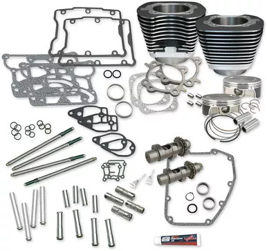 S&S Cycle 106" Hot Set Up Engine Performance Kit - Black 900-0354