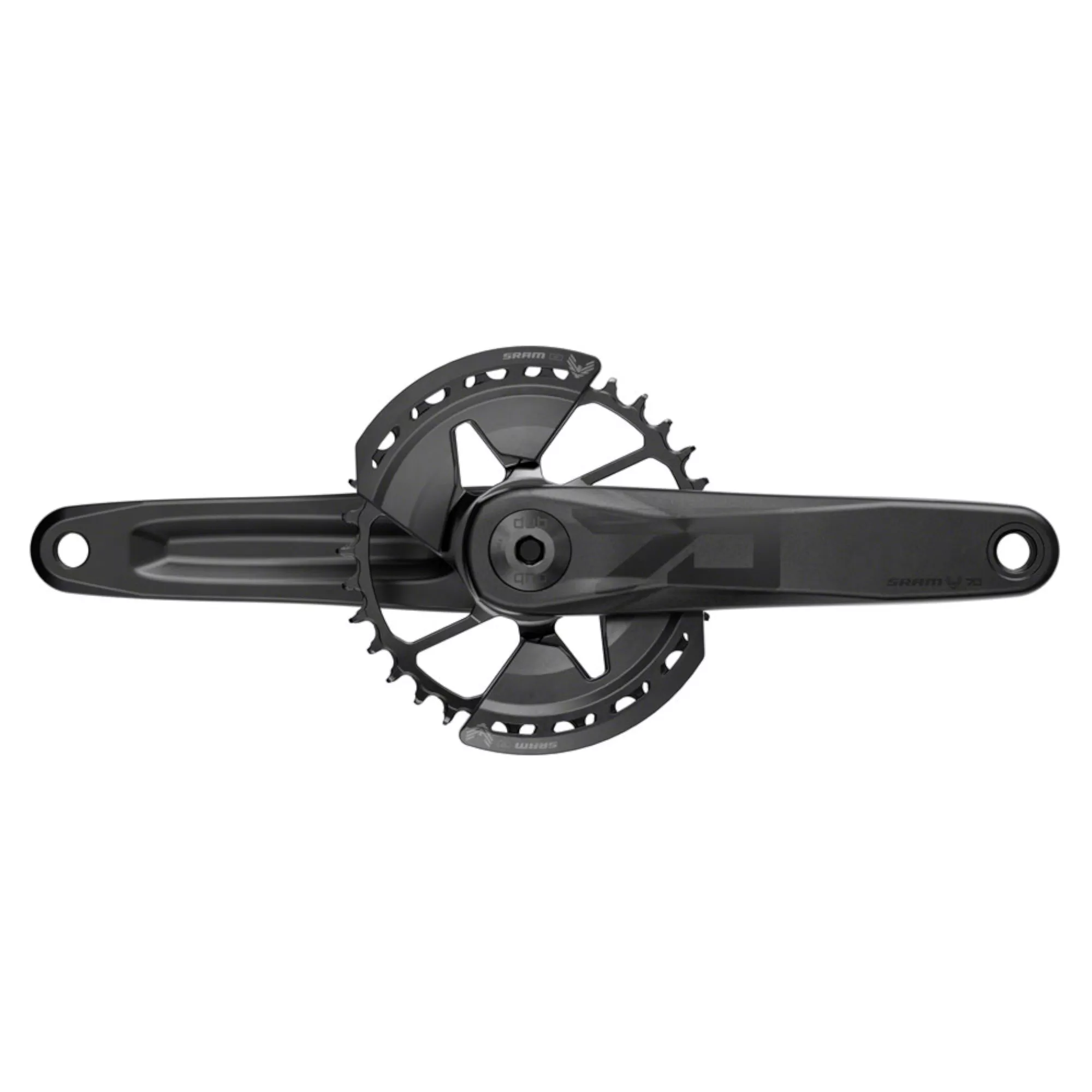 SRAM Eagle 70 T-Type Wide Crankset – 12-Speed 32t Chainring Direct Mount 2-Guards DUB Spindle Interface