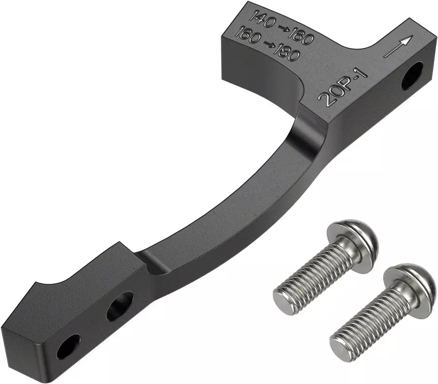 SRAM Post Bracket 20 P 1 Disc Brake Adaptor - For 160mm 180mm Rotors Only Includes Bracket Titanium Bolts