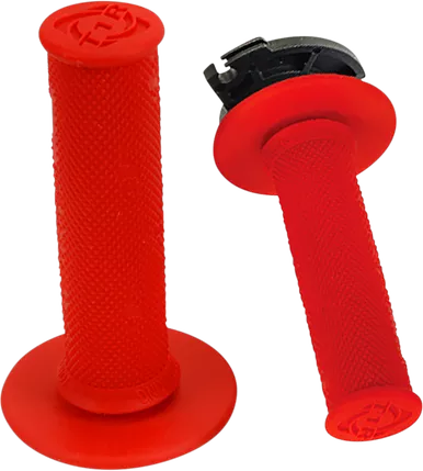 Torc1 Grips - Defy - Lock-On - Red 4650-0402
