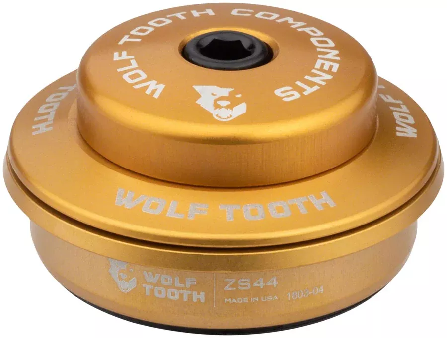 Wolf Tooth Premium Headset -ZS44/28.6 Upper 6mmGold