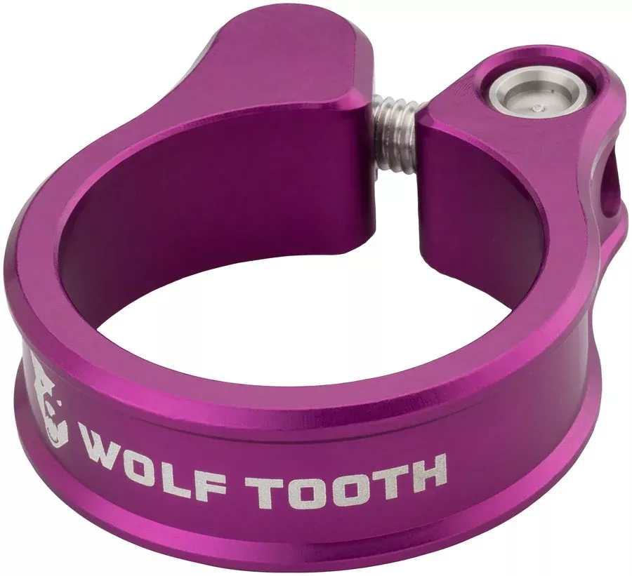 Wolf Tooth Seatpost Clamp - 29.8mm Bolt-On Purple
