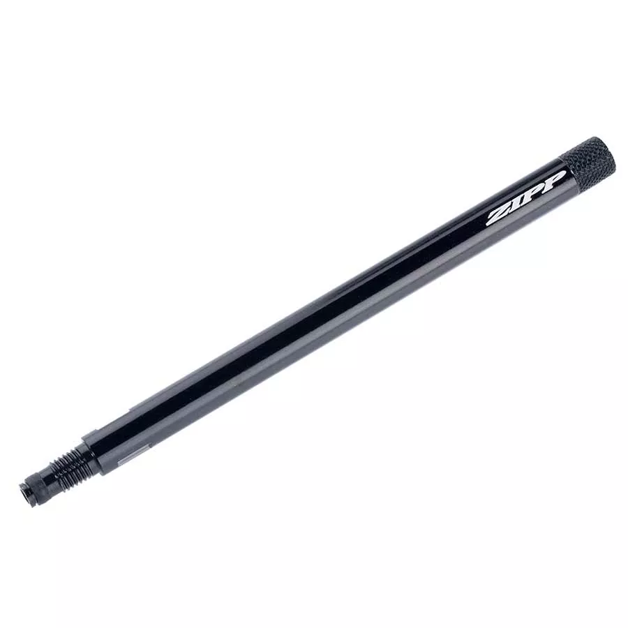 Zipp Tangente Aluminum Knurled Valve Extender - 65mm 808 1 Piece Removable Presta Valve BLK