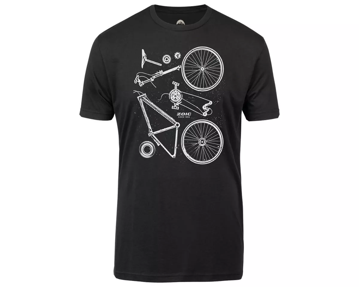 ZOIC Parts T-Shirt (Black) (L)