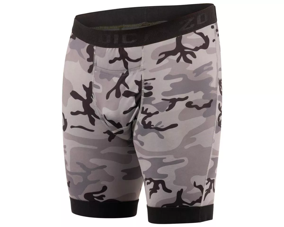 ZOIC Premium Print Liner Shorts (Grey Camo) (S)