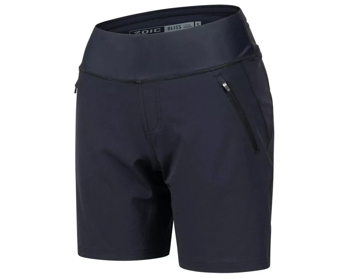 ZOIC Women's Bliss 7" Shorts (Black) (L) (No Liner)