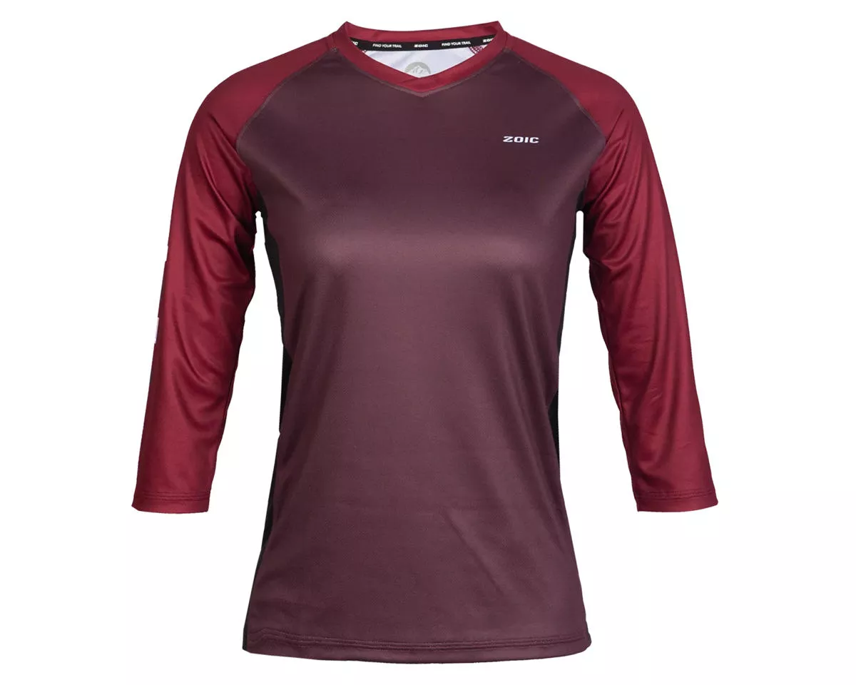 ZOIC Women's Harper 3/4 Sleeve Jersey (Fig/Rumba) (S)